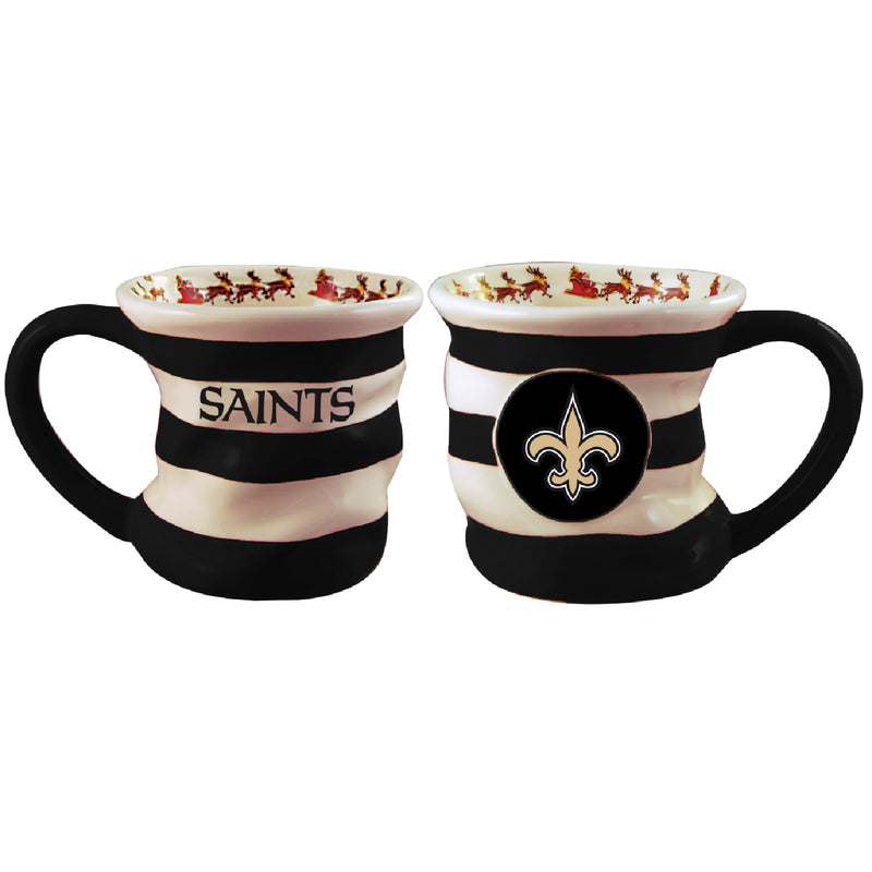 Team Color Holiday Mug | New Orlean Saints