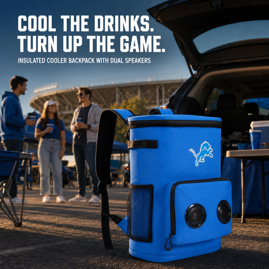 Bluetooth Backpack Cooler | Detroit Lions