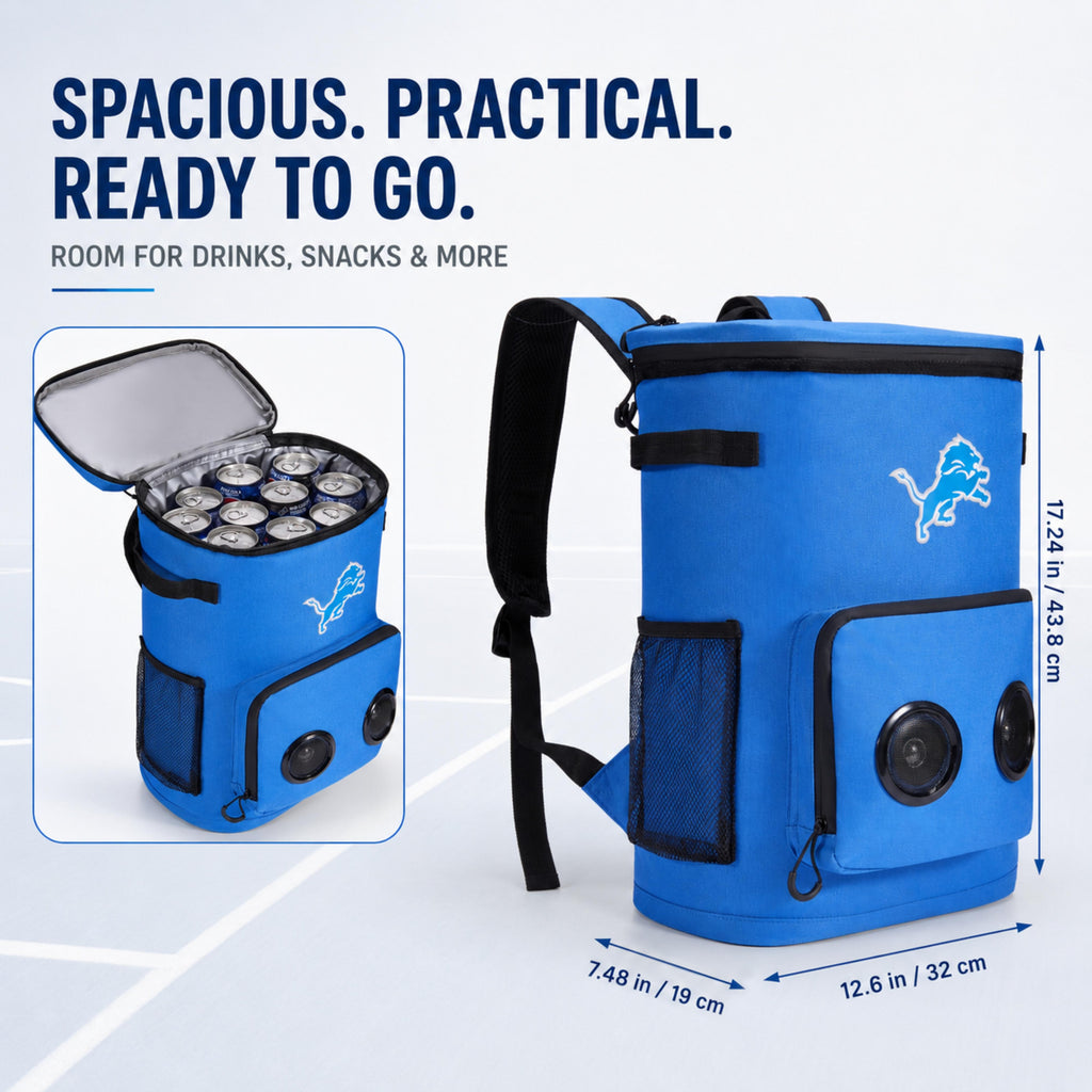 Bluetooth Backpack Cooler | Detroit Lions
