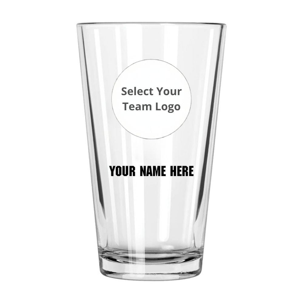 Personalized 17oz Pint Glass