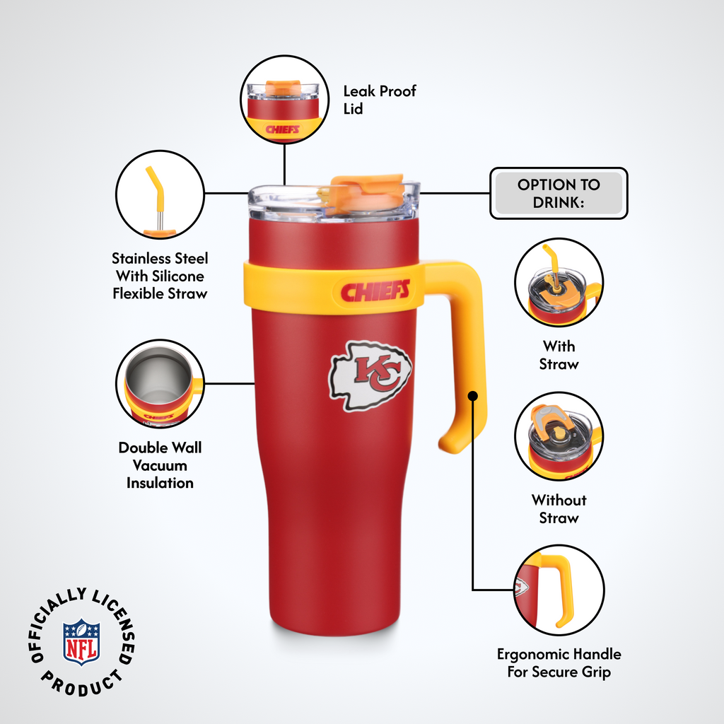 40oz Slim Tumbler I | Kansas City Chiefs