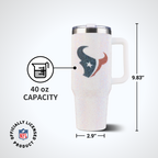 40oz Bling Collosal Tumbler | Houston Texans