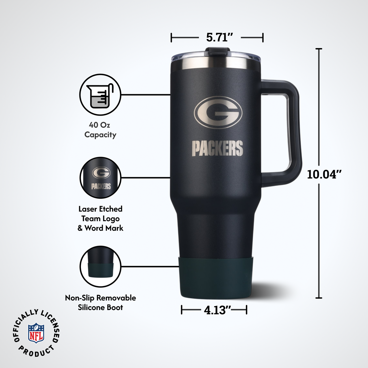 40 OZ Game Day Tumbler I | Green Bay Packers