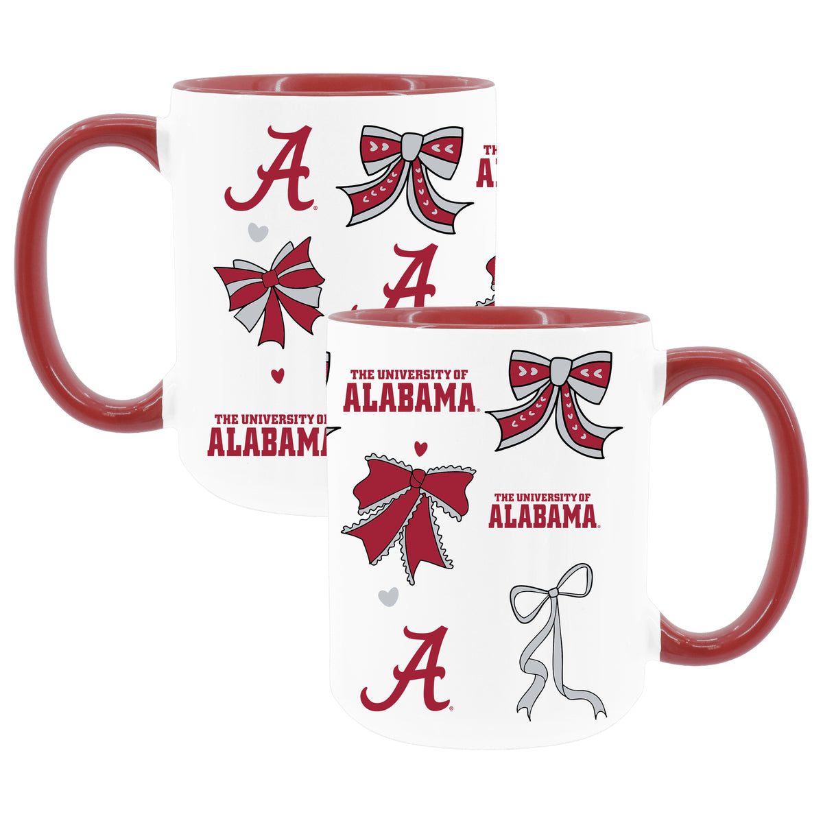  Alabama 2pk 15oz Bow Coffee Mug 