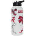  Alabama 34oz Bow White Quencher Water Bottle 