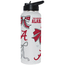  Alabama 34oz Bow White Quencher Water Bottle 