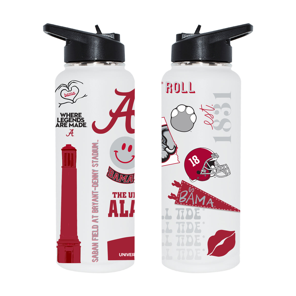 34oz Quencher Loco Design | Alabama