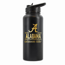32 oz Stainless Steel Water Bottle with Gold Etched Classic Crew Team Design, University of Alabama