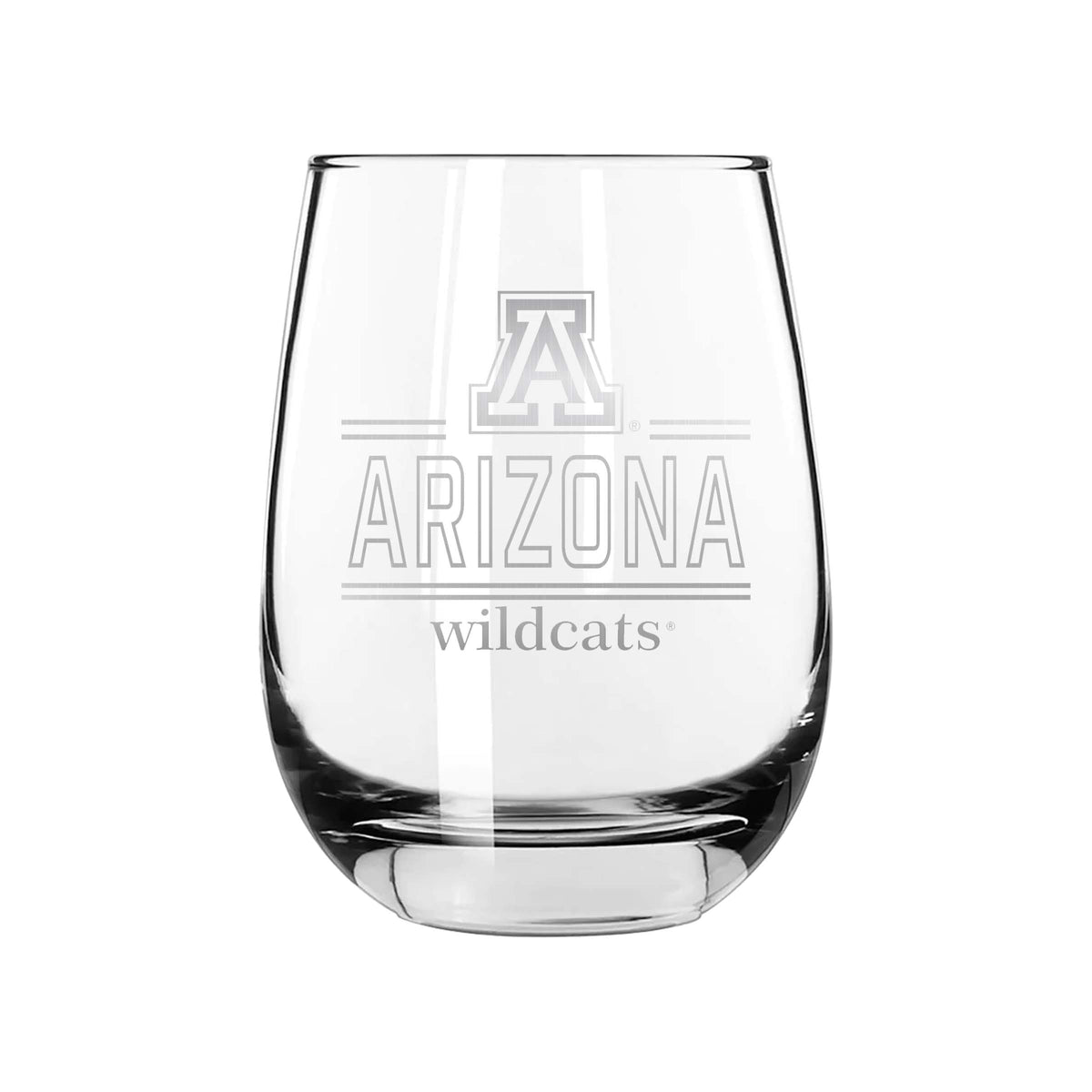 2PK 15oz Stemless Wine Glass Classic Crew |   Arizona