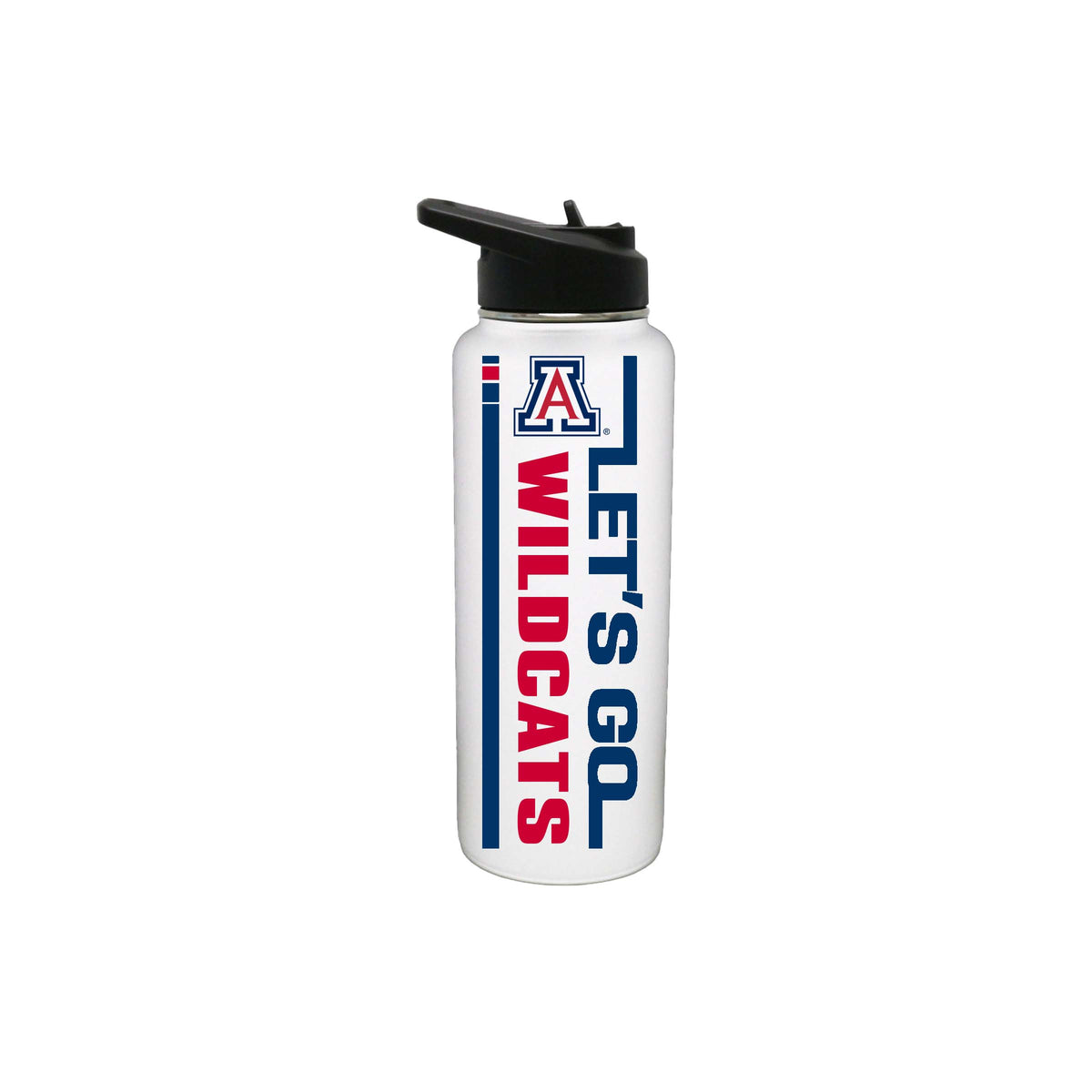 34oz White Quencher Let's Go Team Dash |   Arizona