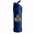 24 oz Stainless Steel Sip Tumbler w/ Gold Inlay – Etched Classic Crew Design, University of Arizona