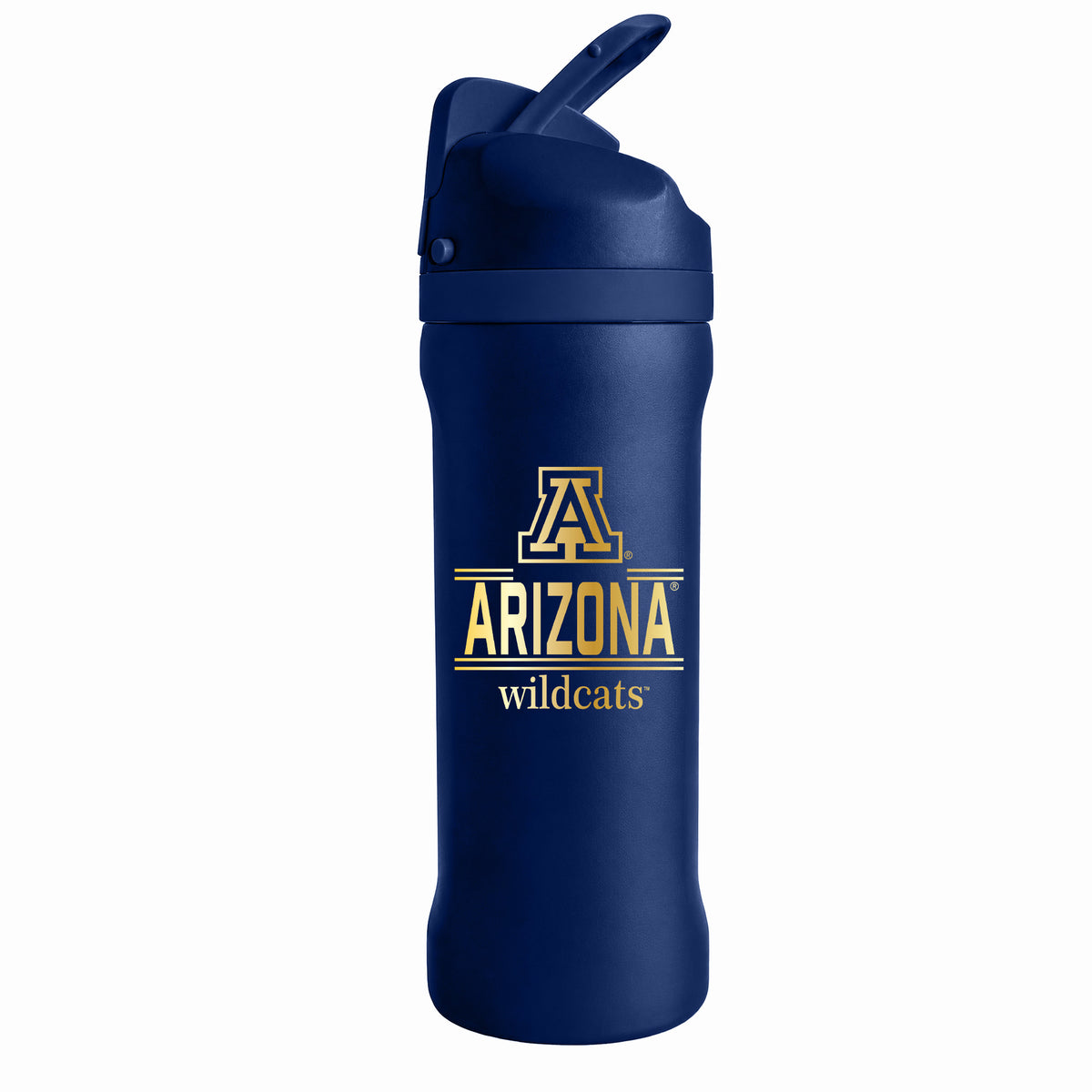 24 oz Stainless Steel Sip Tumbler w/ Gold Inlay – Etched Classic Crew Design, University of Arizona