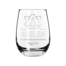 2PK 15oz Stemless Wine Glass Classic Crew |  Auburn