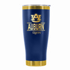 24 oz Stainless Steel Tumbler with Gold Accents & Etched Classic Crew Team Design, Auburn University