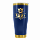 24 oz Stainless Steel Tumbler with Gold Accents & Etched Classic Crew Team Design, Auburn University