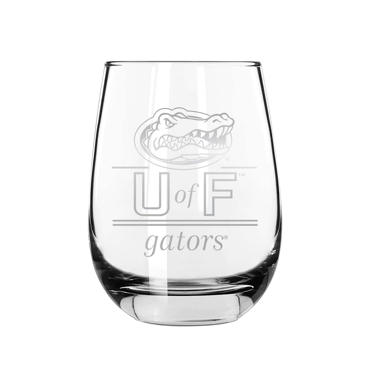 2PK 15oz Stemless Wine Glass Classic Crew |    Florida