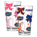  Florida 2pk 16oz Bow Pint Glass 
