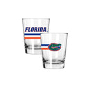 2PK 15oz Old Fashion Glass Big Stripe |    Florida