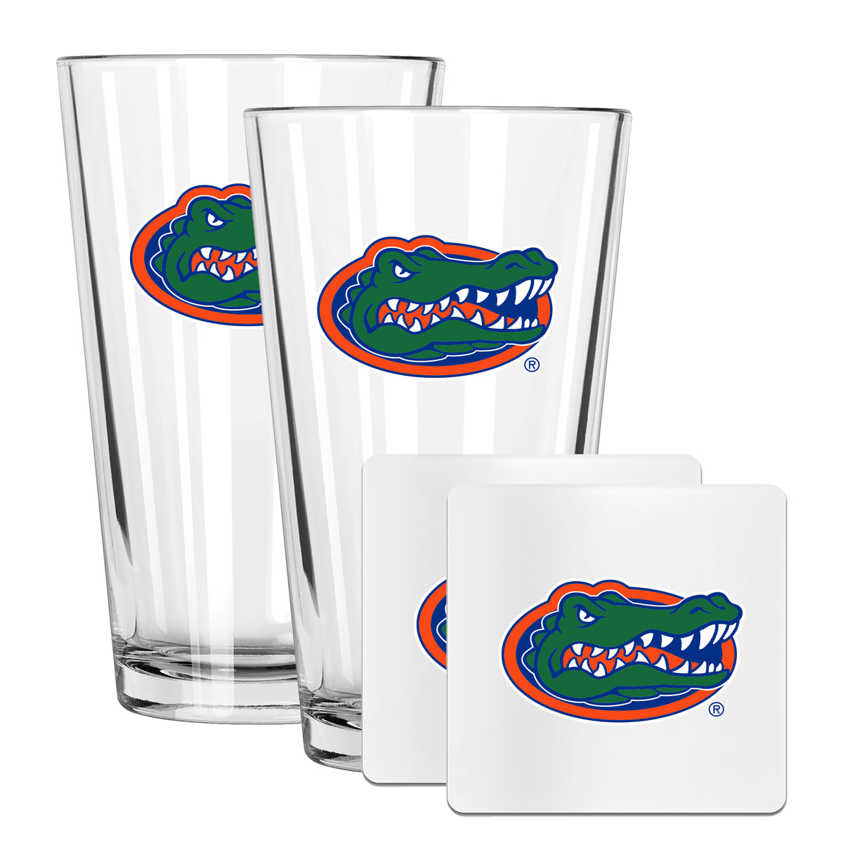 2 Pack Pint and Coasters set  | University Of Florida