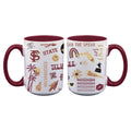 2pk 15oz White Mug Loco Design | Florida State