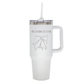  Florida State 40oz Bow White Stainless Steel Colossal Tumbler 