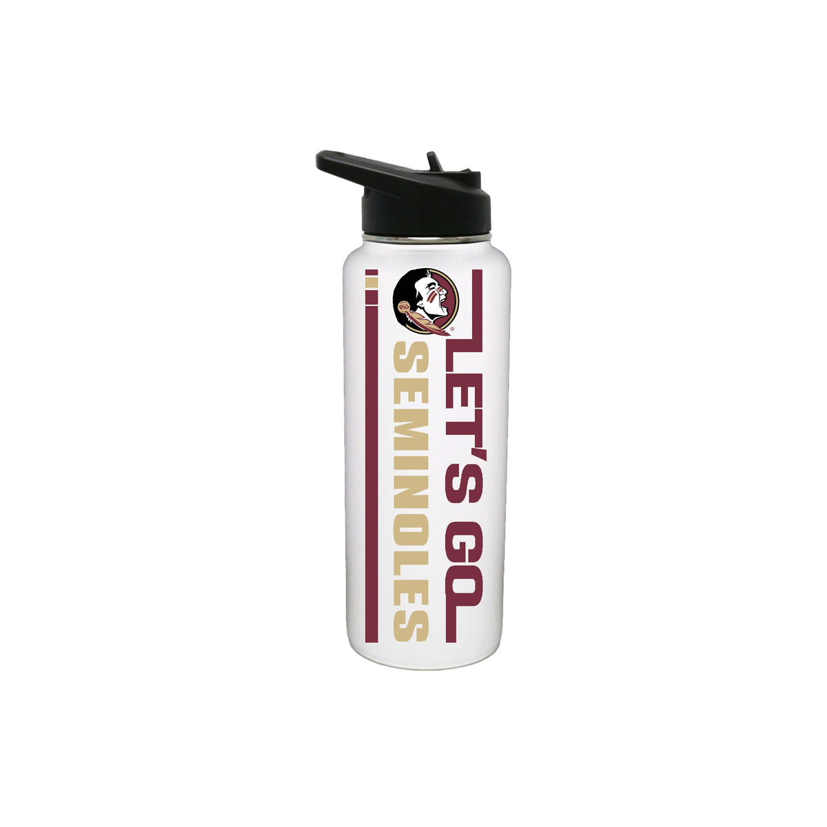 34oz White Quencher Let's Go Team Dash |  Florida State