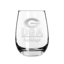 2PK 15oz Stemless Wine Glass Classic Crew |    Georgia