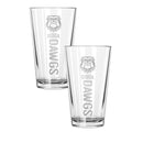 2PK 16oz Pint Glass Pinnacel Design |    Georgia