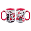 2pk 15oz White Mug Loco Design | Georgia