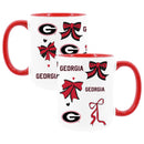  Georgia 2pk 15oz Bow Coffee Mug 