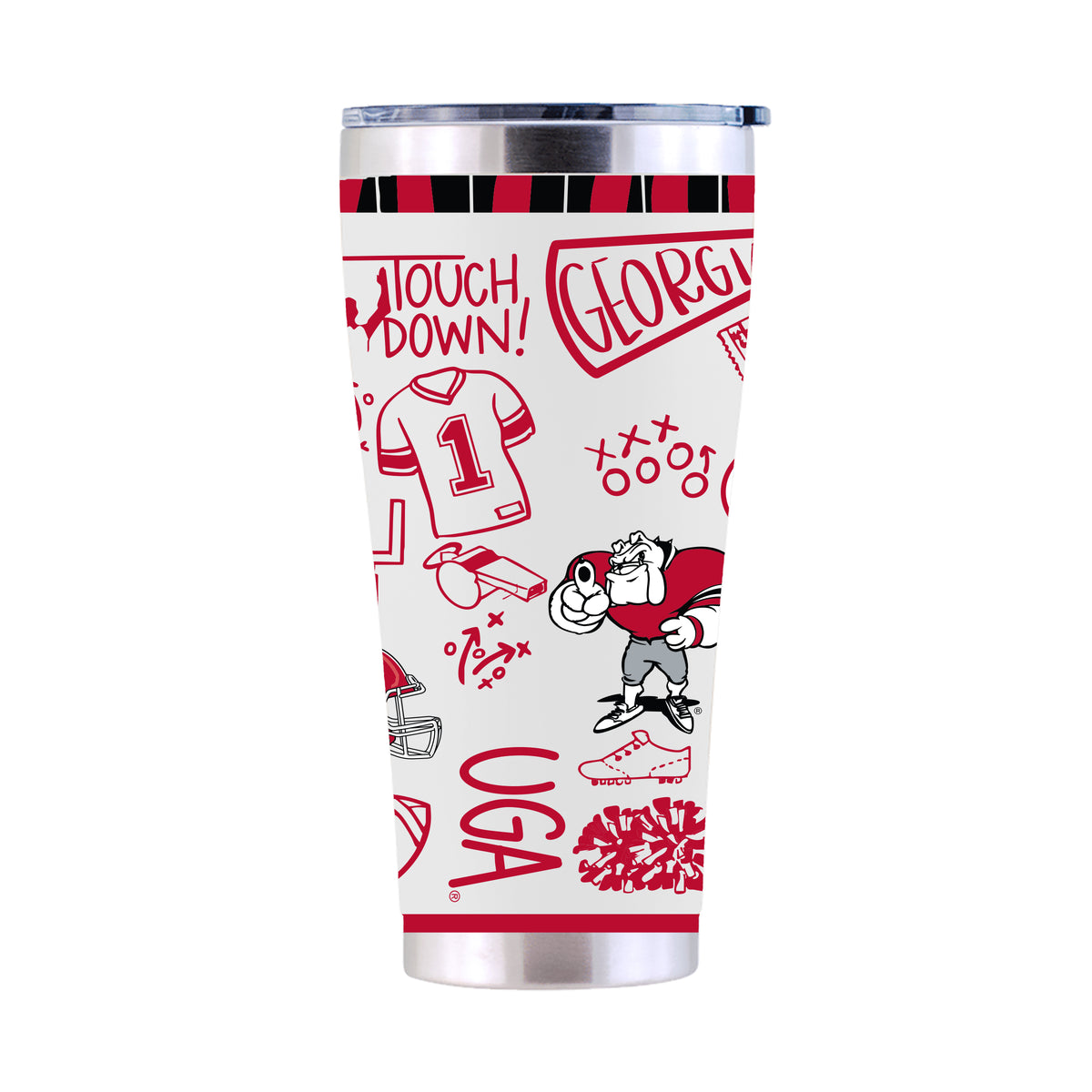 30oz Tumbler Sketchpad Design | Georgia