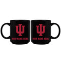 11oz Black Personalized Ceramic Mug | Indiana Hoosiers
