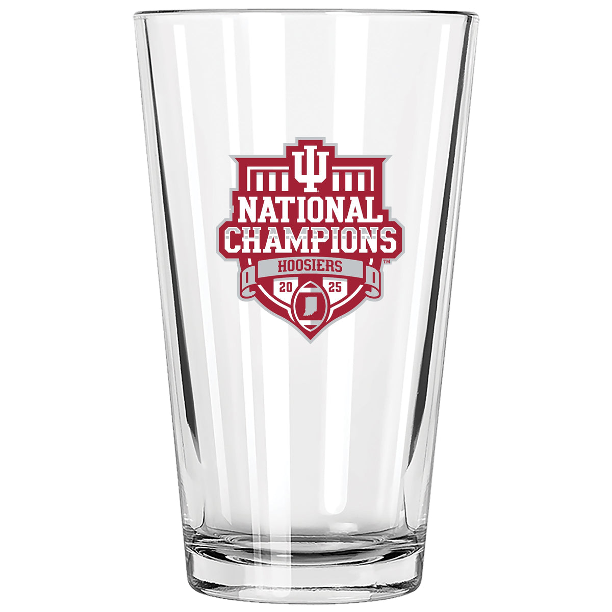 16 oz Pint Glass | Indiana Hoosiers 2026 Champions