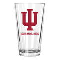 17oz Personalized Pint Glass | Indiana Hoosiers