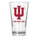 17oz Personalized Pint Glass | Indiana Hoosiers