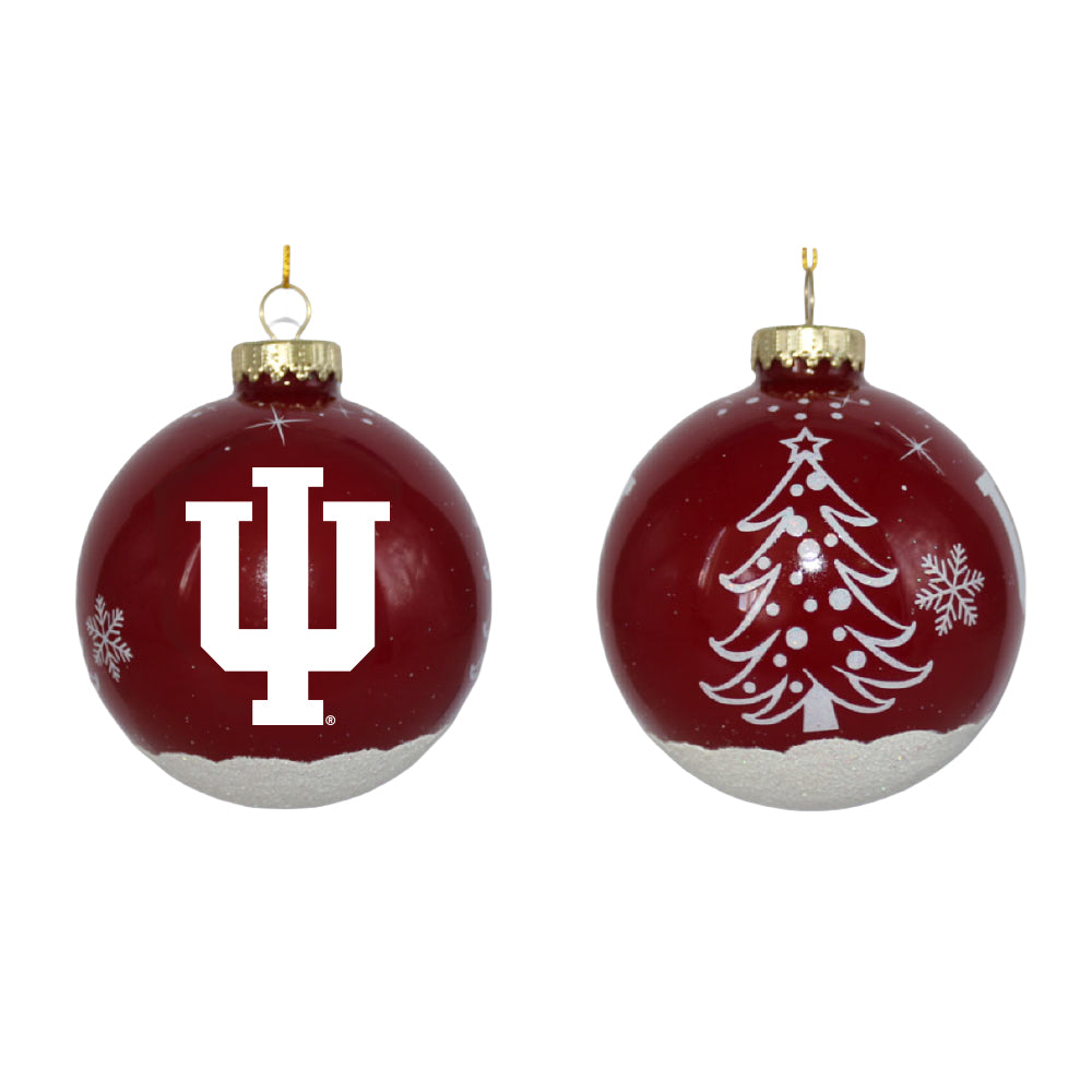 4 Inch ornament ball | Indiana Hoosiers
