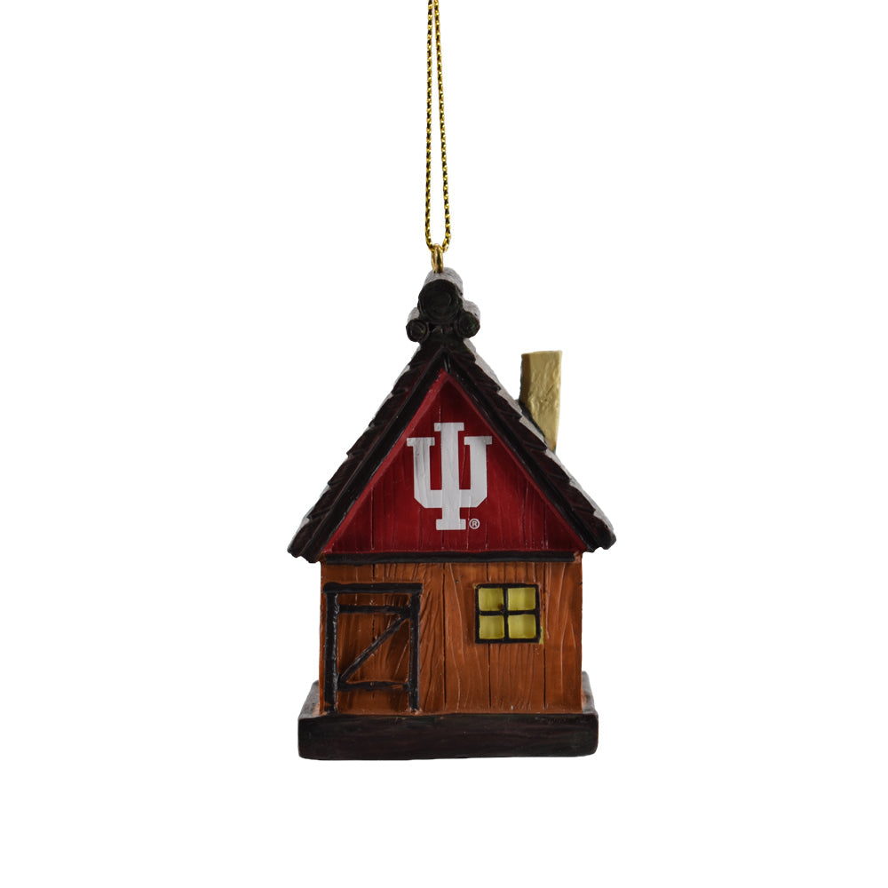 Log Cabin Ornament | Indiana Hoosiers
