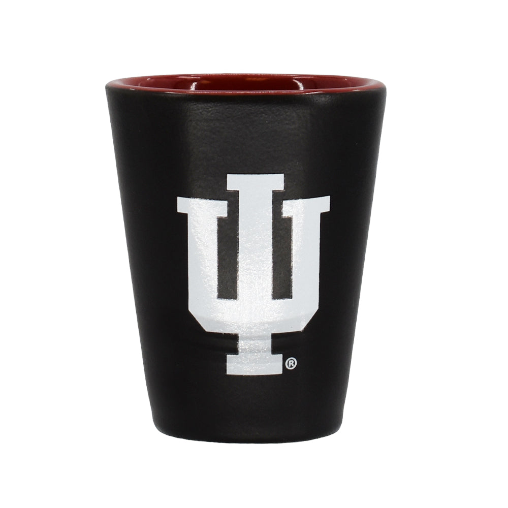 2oz Matte Shot with inner color | Indiana Hoosiers