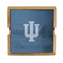 Slate Square Coaster Set | Indiana Hoosiers