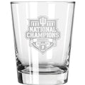 15oz Double Old Fashion Glass | Indiana Hoosiers 2026 Champions