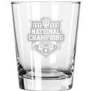 15oz Double Old Fashion Glass | Indiana Hoosiers 2026 Champions