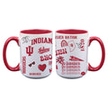 2pk 15oz White Mug Loco Design | Indiana