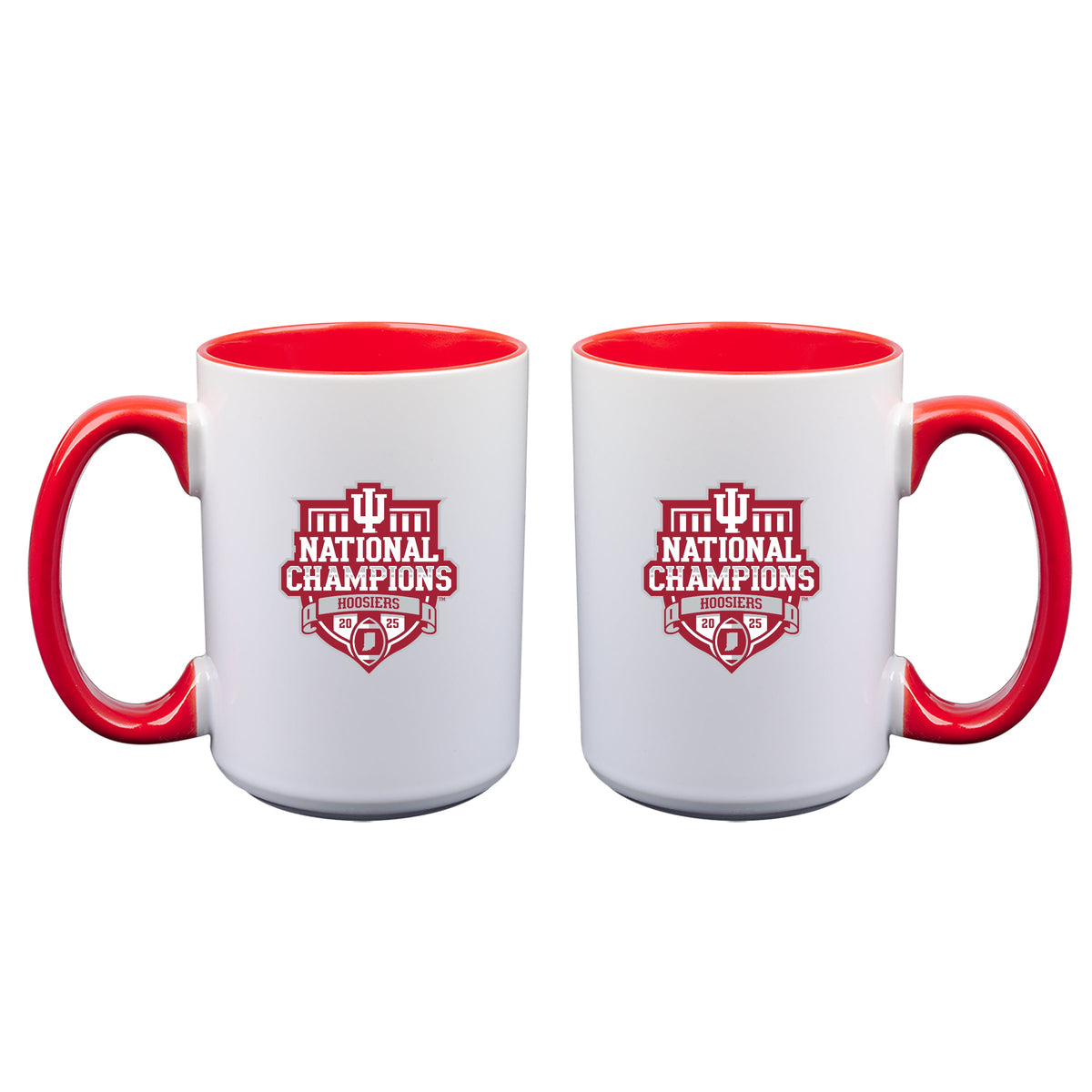 2PK 15oz Team Inner Color Mug | Indiana Hoosiers 2026 Champions