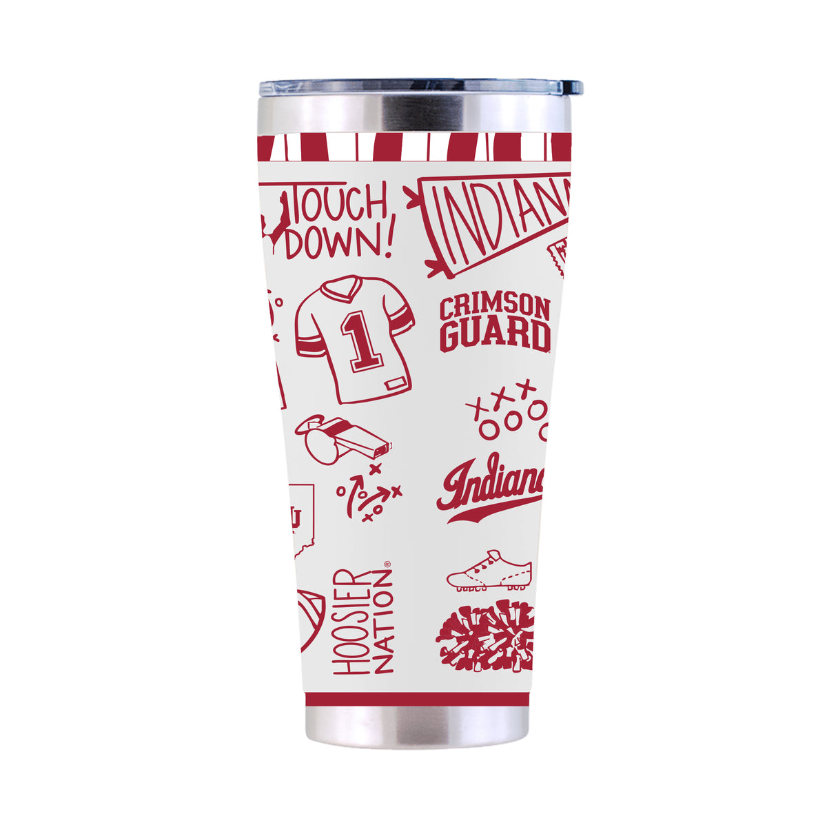 30oz Tumbler Sketchpad Design | Indiana