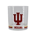 10oz Banded Rocks Glass | Indiana Hoosiers