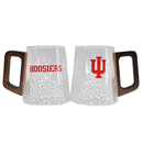 2pk Glass Coffee Mugs | Indiana Hoosiers