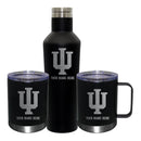Day to Night Black Personalized Gift Set | Indiana Hoosiers