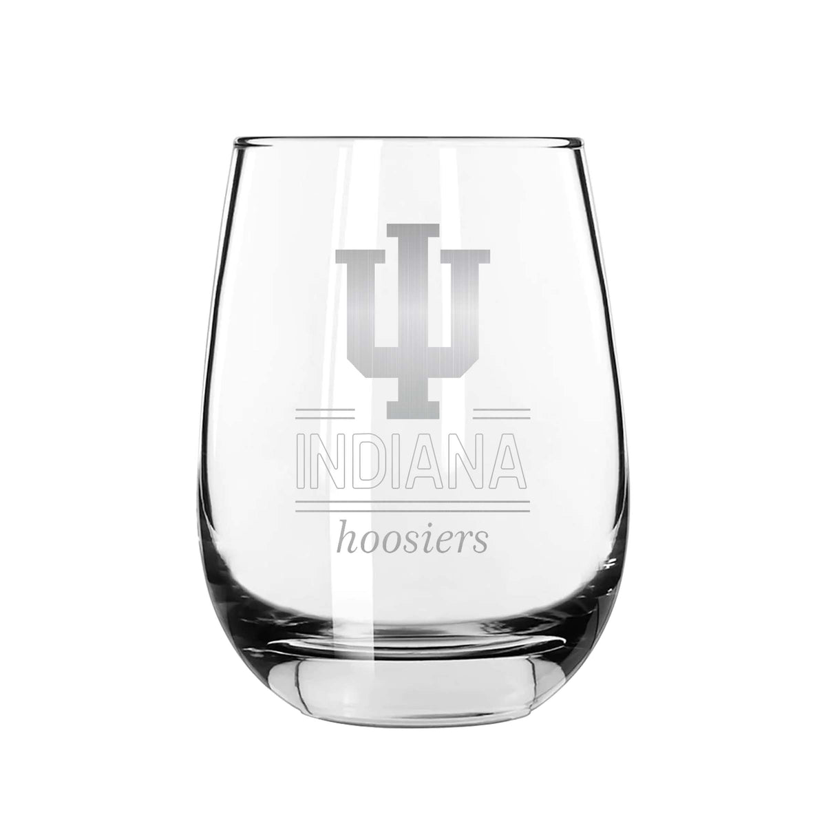 2PK 15oz Stemless Wine Glass Classic Crew |   Indiana