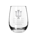 2PK 15oz Stemless Wine Glass Classic Crew |   Indiana