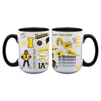2pk 15oz White Mug Loco Design | Iowa